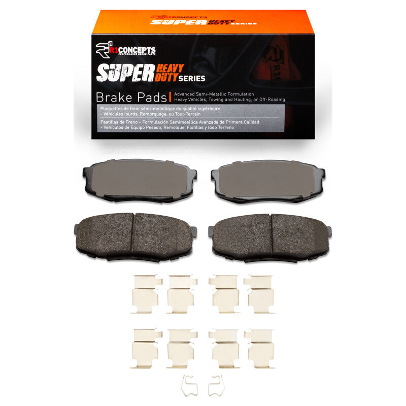 R1 2007-2022 Lexus LX570 Rear R1 Super Duty Pads & Hardware Kit