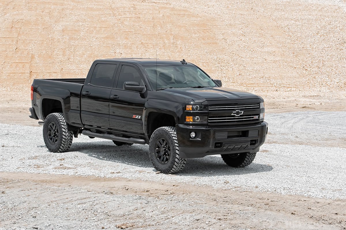 3.5 Inch Lift Kit V2 w/ Overloads Silverado/Sierra 2500HD/3500HD (11-19) Rough Country