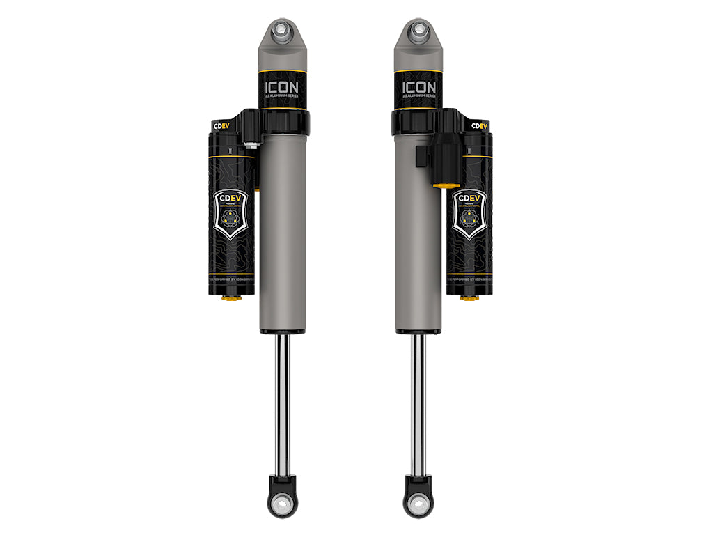 2021-2024 Ford F-150 4WD F-150 Tremor 0-2 Inch Lift Rear V.S. 2.5 Aluminum Series Shock Absorbers Piggyback Reservoir W CDEV Pair Icon Vehicle Dynamics
