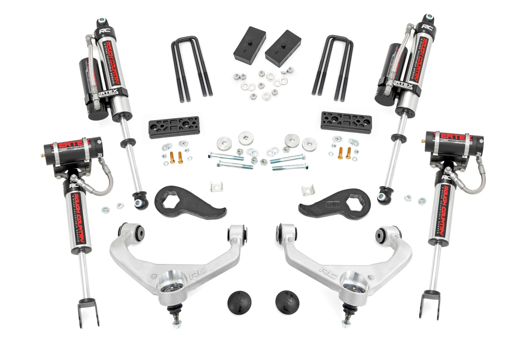3 Inch Lift Kit Vertex w/ Overloads Silverado/Sierra 2500HD/3500HD (20-26) Rough Country