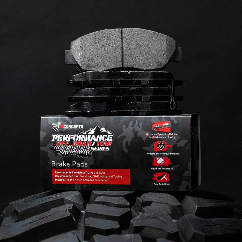 R1 2000-2006 Cadillac Escalade ESV Rear Performance Off-Road/Tow Brake Pads & Hardware Kit