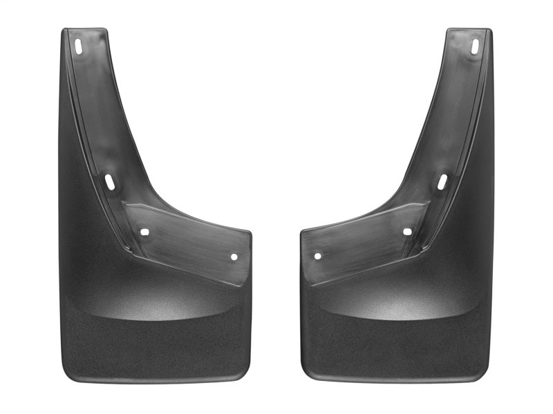 WeatherTech 07-13 GMC Sierra No Drill Mudflaps - Black