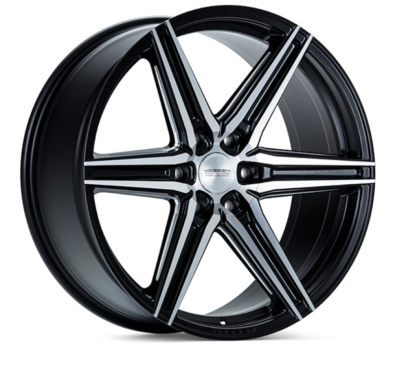 Vossen HF6-2 20x9.5 / 6x139.7 / ET15 / 106.1 / Deep - Brushed Matte Black Wheel