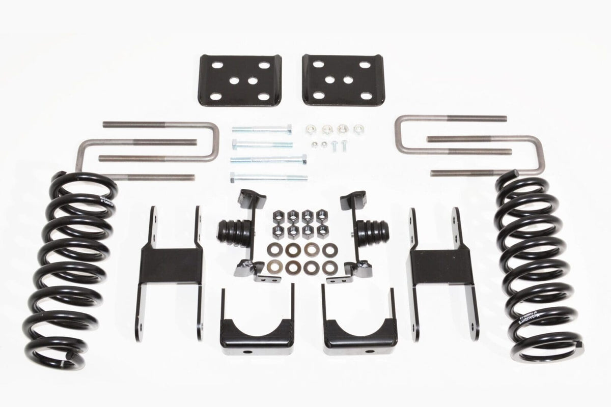 McGaughy's 2/4 Inch Coil/Flip Kit Lowering Kit 2007-2018 Toyota Tundra 2WD Extended/Quad Cab