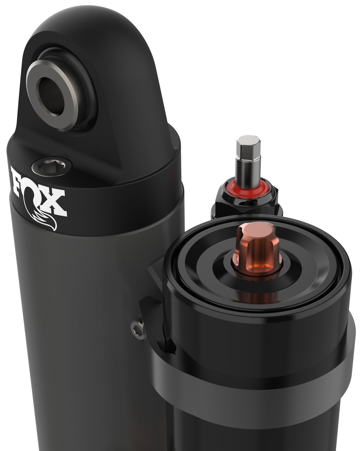Shock Absorber 2.5 Factory Race Series External Bypass 3T Piggy-Back 18 Inch Right Hand FOX