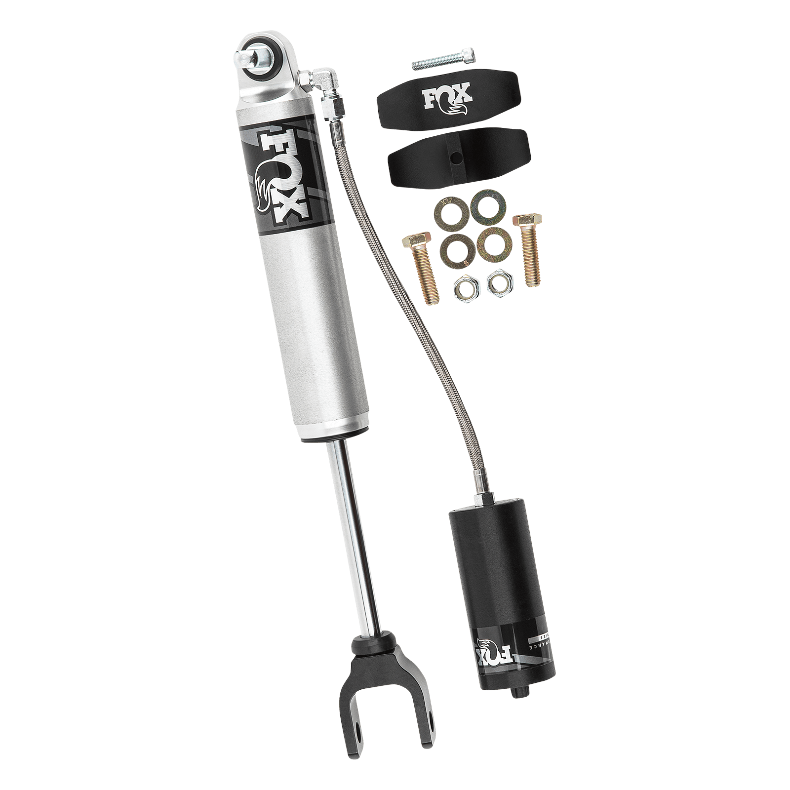 FOX 2.0 Remote Reservoir Front Shock | 1.5-2.5 Inch Lift | Performance Series | Chevrolet Silverado and GMC Sierra 2500HD (20-26) w/UCA