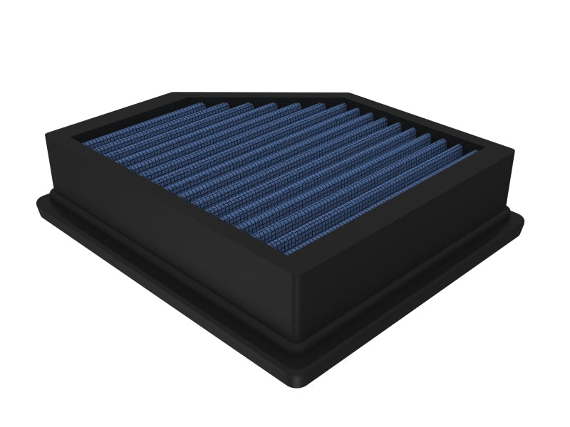 Afe Magnum FLOW OE replacement air filter for Nissan Rogue 22-25 L3-1.5L, featuring a blue filter media design.
