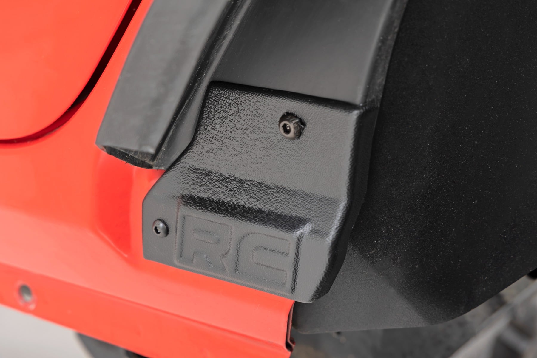 High Clearance LED Flat Fender Flare Kit UV Treated Jeep Wrangler JL (18-24) Rough Country