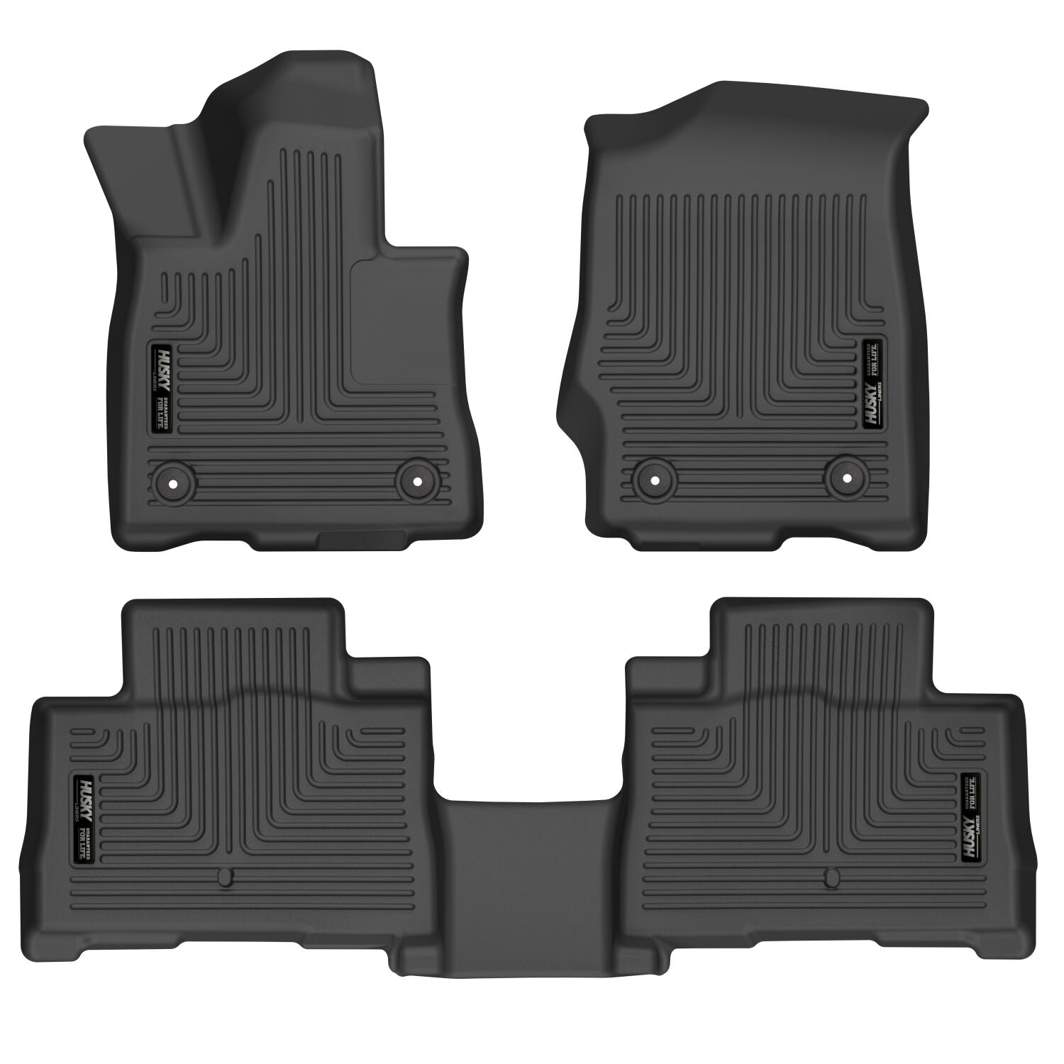 Weatherbeater Front & 2nd Seat Floor Liners For 2020-2025 Aviator Husky Liners