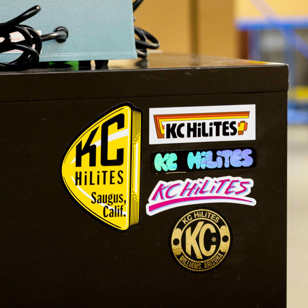 KC HiLiTES DECAL THROWBACK MULTI - 9948