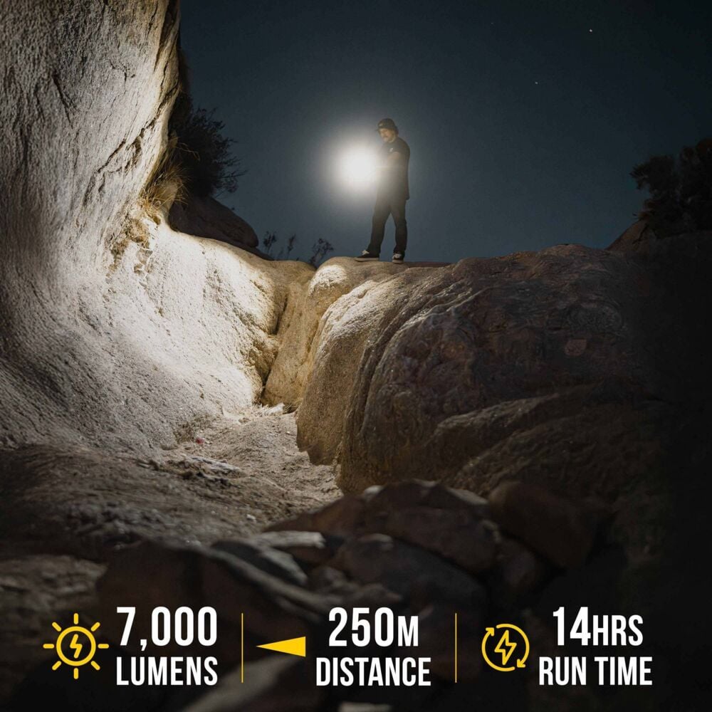 Flex 7K Rechargeable Flash Light KC HiLiTES