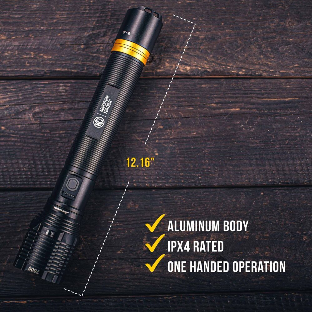 Flex 7K Rechargeable Flash Light KC HiLiTES