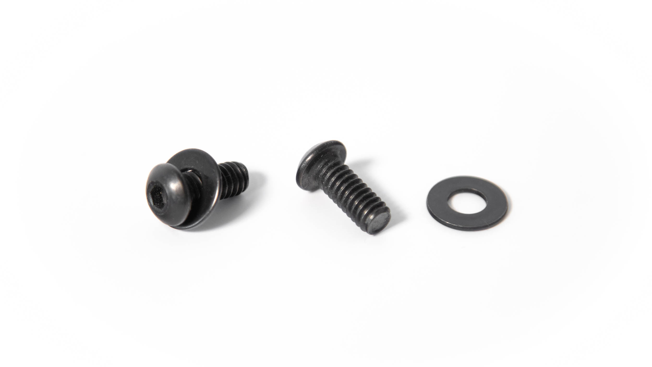 1/4 inch socket button bolt and washer set for secure fastening in automotive and offroad applications.