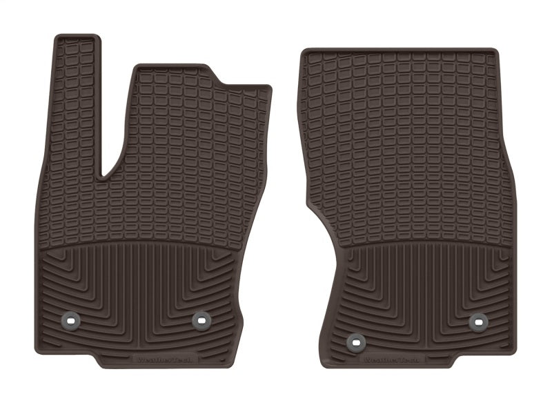 WeatherTech 24-27 Toyota Land Cruiser/24-26 Lexus GX Front All-Weather Floor Mats - Cocoa