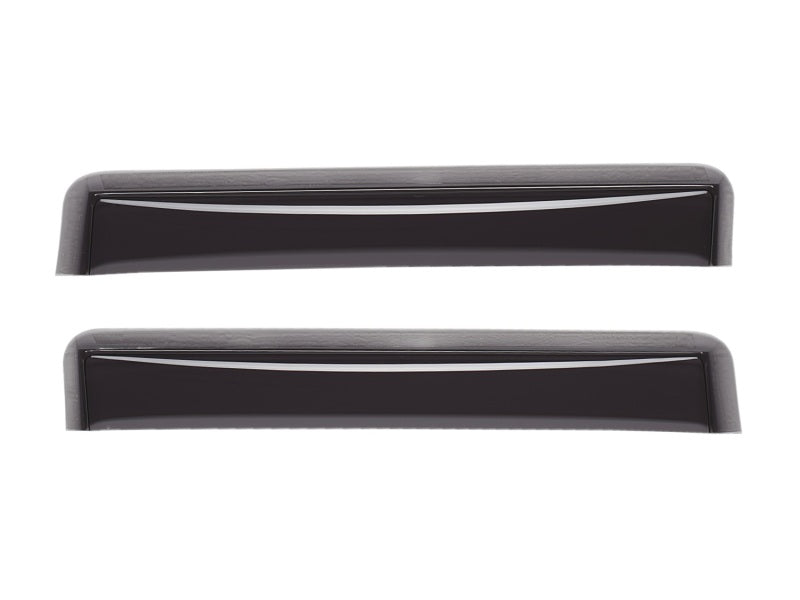WeatherTech 15-20 Ford F-150 Rear Side Window Deflectors - Matte Black