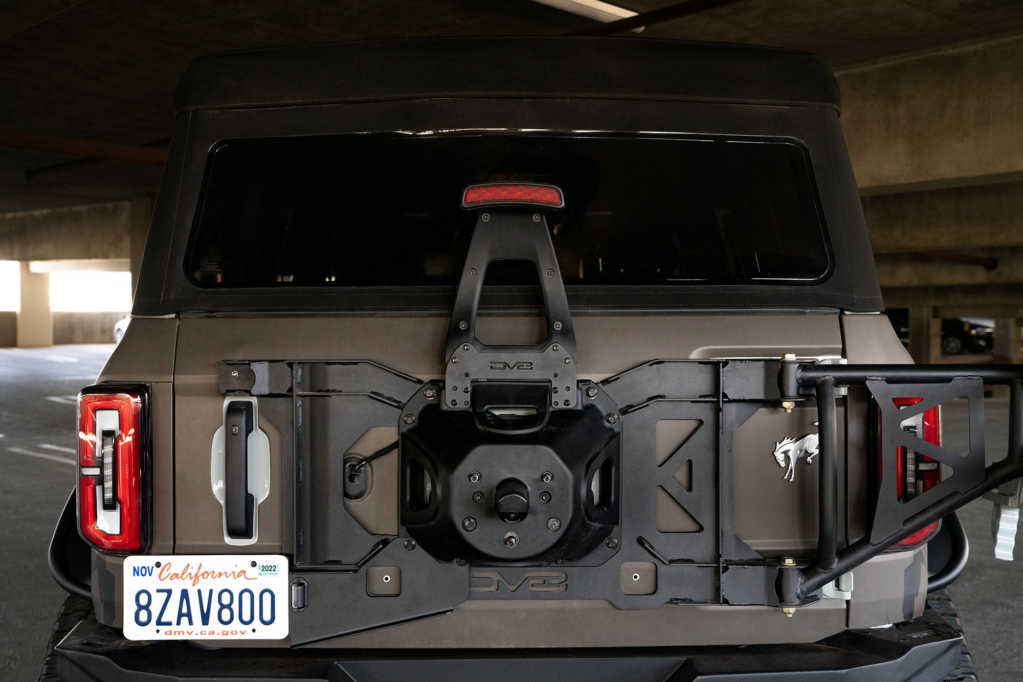 2021 2025 Ford Bronco 3Rd Brake Light Extension Bracket DV8 Offroad