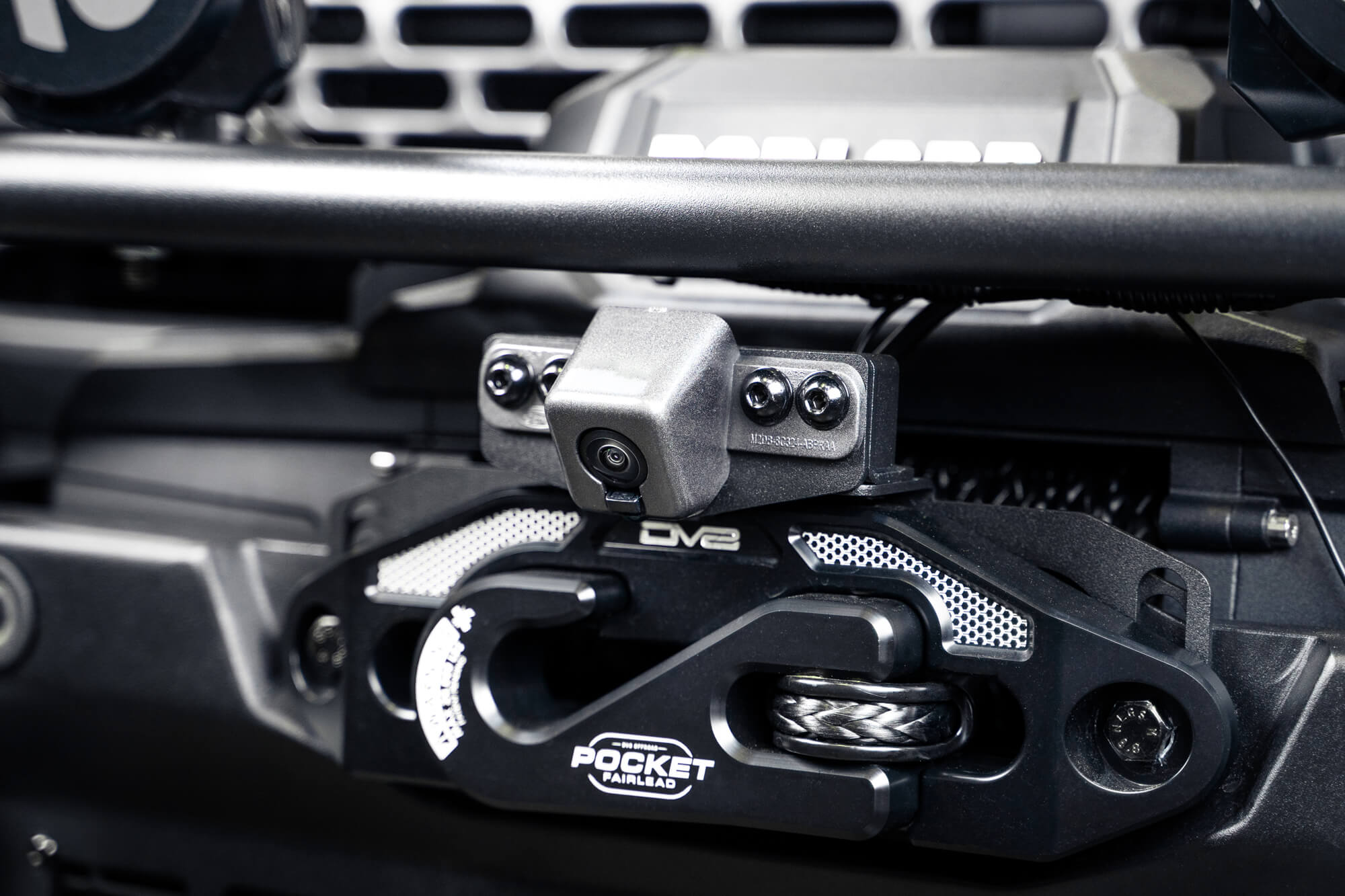 2021 2025 Ford Bronco Front Camera Relocation Bracket DV8 Offroad