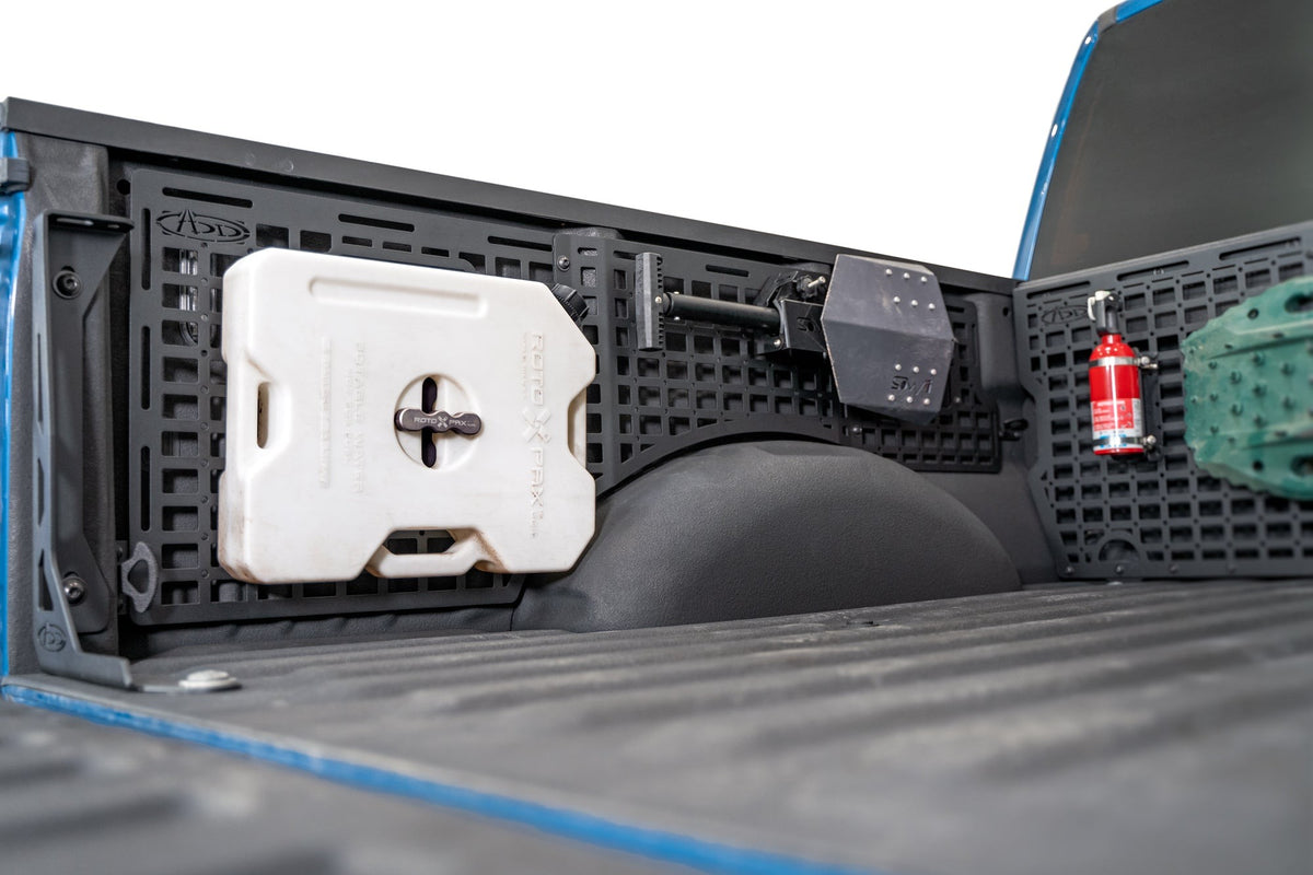 2015-2020 Ford F-150, Raptor 66 Inch Bed Driver-side Bed Side Molle Panels Addictive Desert Designs
