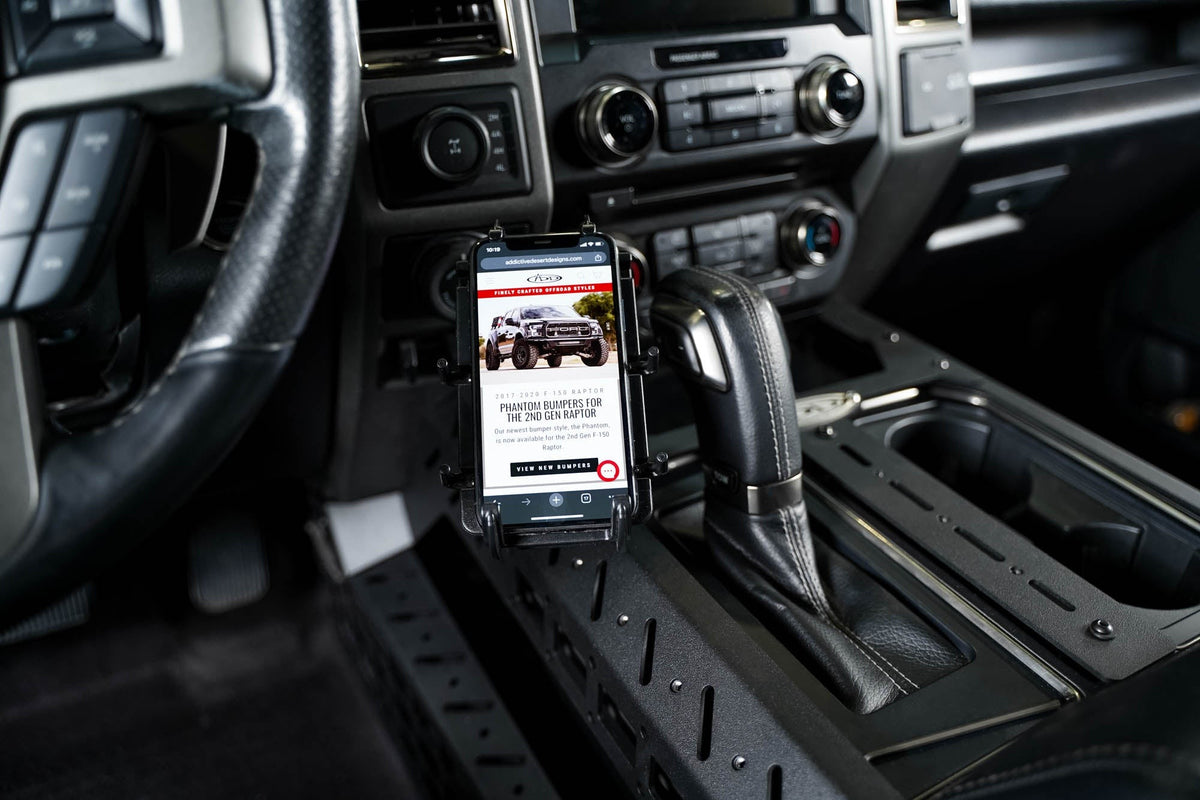 2015-2020 Ford F-150, Raptor Center Console Molle Bridge Addictive Desert Designs