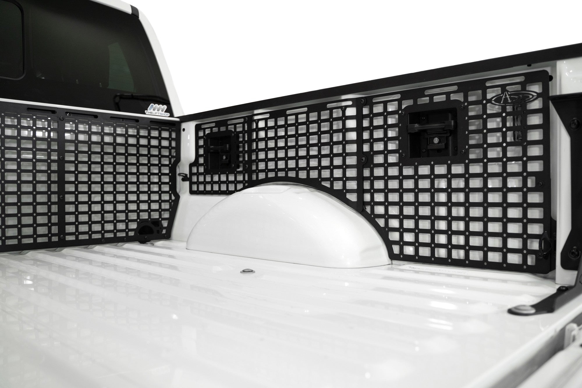 2021+ Ford F-150, F-150 Raptor 66 Inch Bed Bed Side Molle Passenger Side Center Only In Hammer Black Addictive Desert Designs