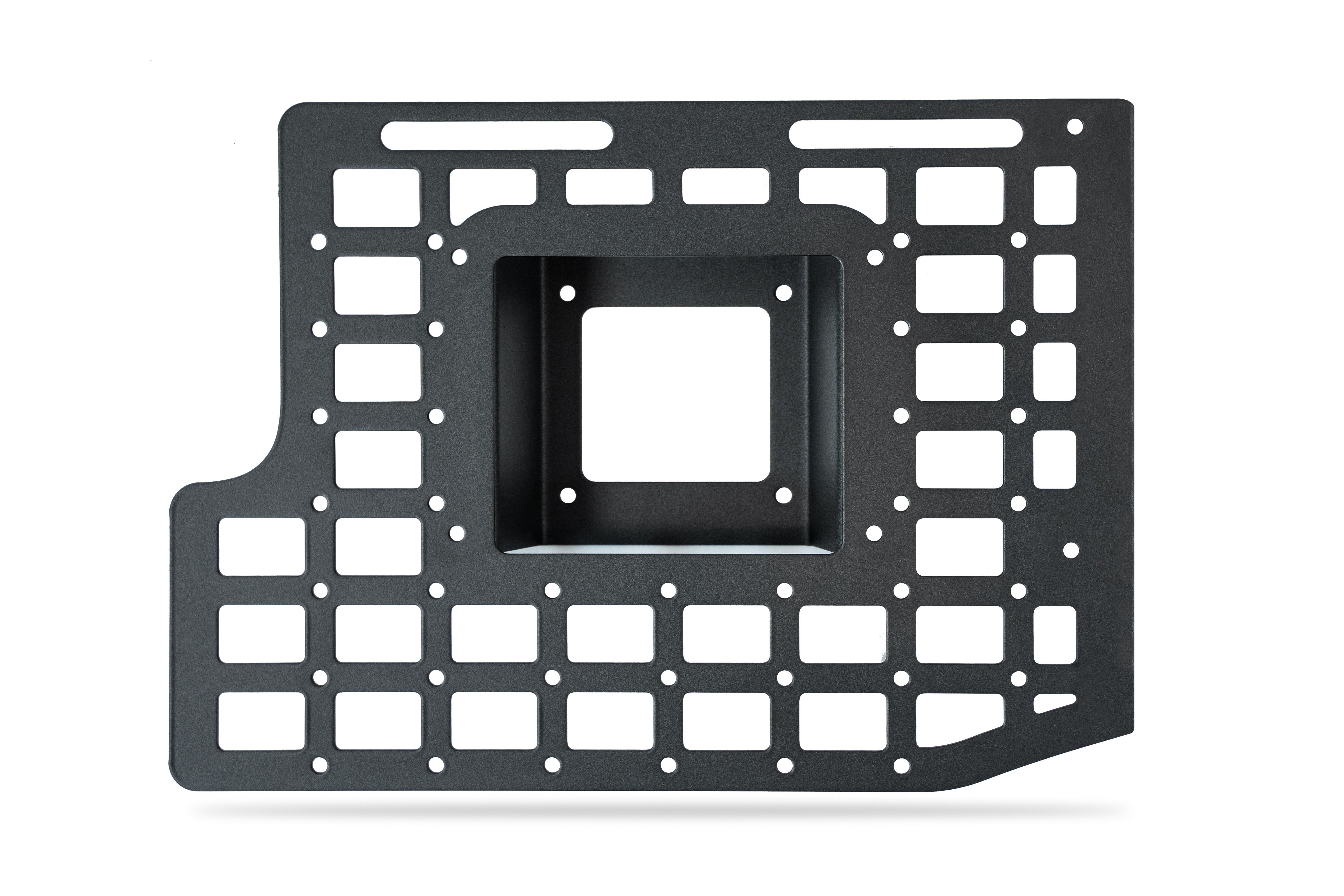 2021+ Ford F-150, F-150 Raptor 66 Inch Bed Bed Side Molle Passenger Side Center Only In Hammer Black Addictive Desert Designs