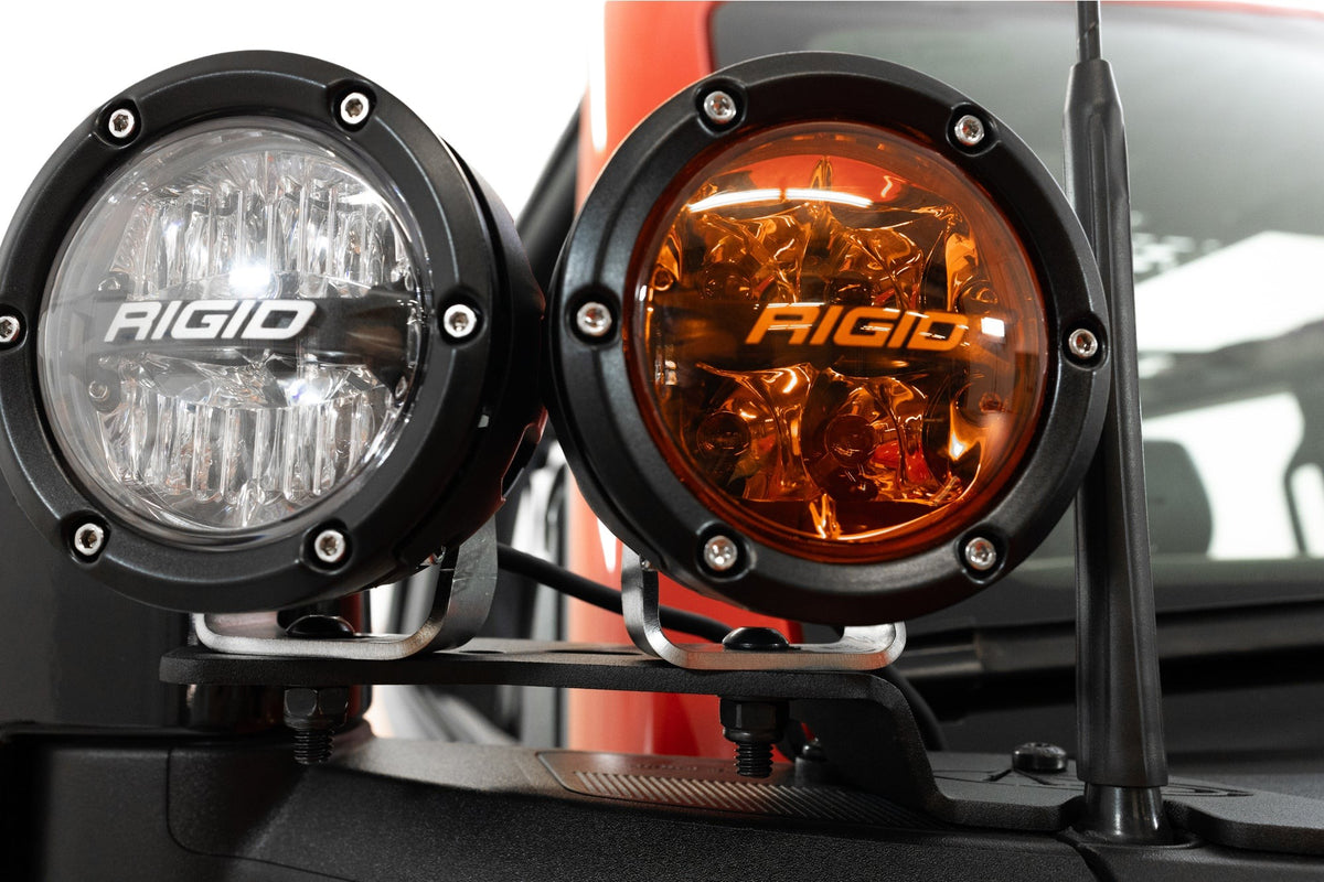 2021+ Ford Bronco, Bronco Raptor Dual Ditch Light Brackets Addictive Desert Designs