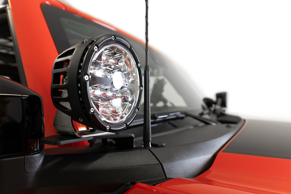 2021+ Ford Bronco, Bronco Raptor Dual Ditch Light Brackets Addictive Desert Designs