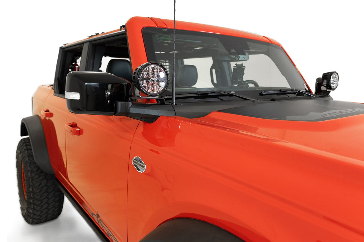 2021+ Ford Bronco, Bronco Raptor Dual Ditch Light Brackets Addictive Desert Designs