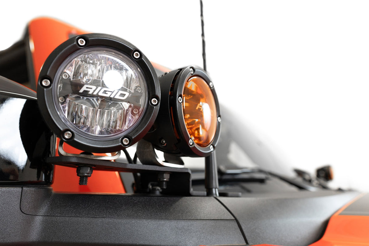 2021+ Ford Bronco, Bronco Raptor Dual Ditch Light Brackets Addictive Desert Designs
