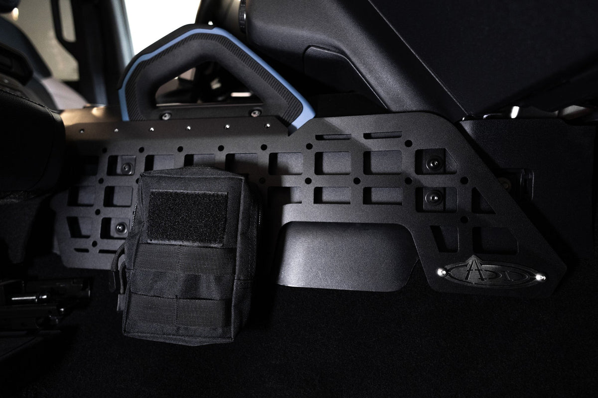 2021+ Ford Bronco, Bronco Raptor Center Console Molle Panels Addictive Desert Designs