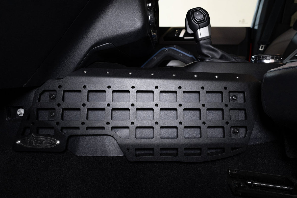 2021+ Ford Bronco, Bronco Raptor Center Console Molle Panels Addictive Desert Designs