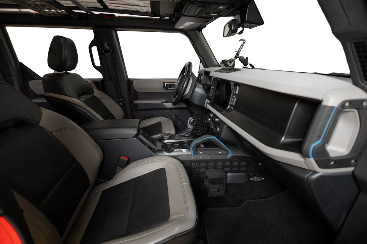 2021+ Ford Bronco, Bronco Raptor Center Console Molle Panels Addictive Desert Designs