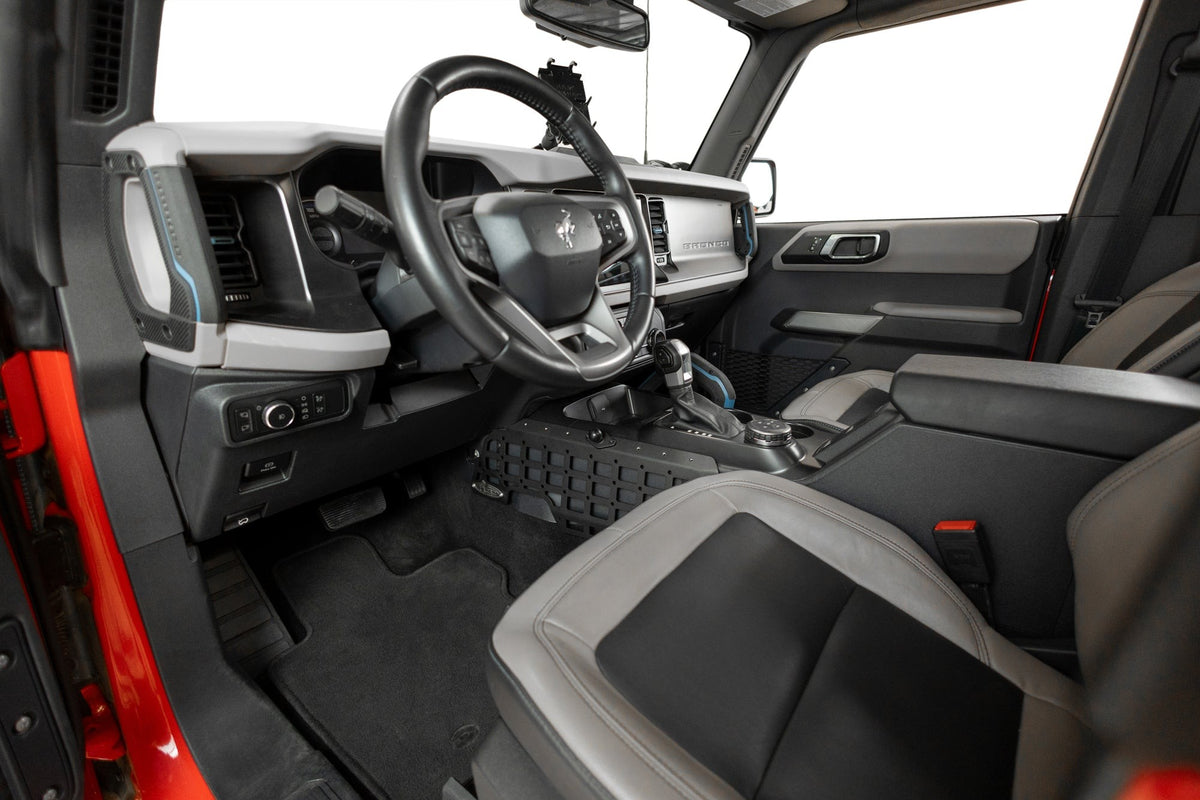 2021+ Ford Bronco, Bronco Raptor Center Console Molle Panels Addictive Desert Designs