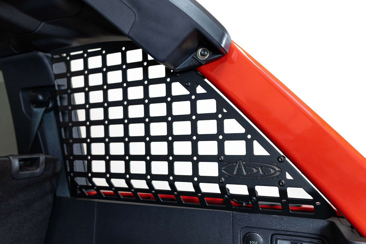 2021+ Ford Bronco, Bronco Raptor Rear Window Molle Storage Panels Addictive Desert Designs