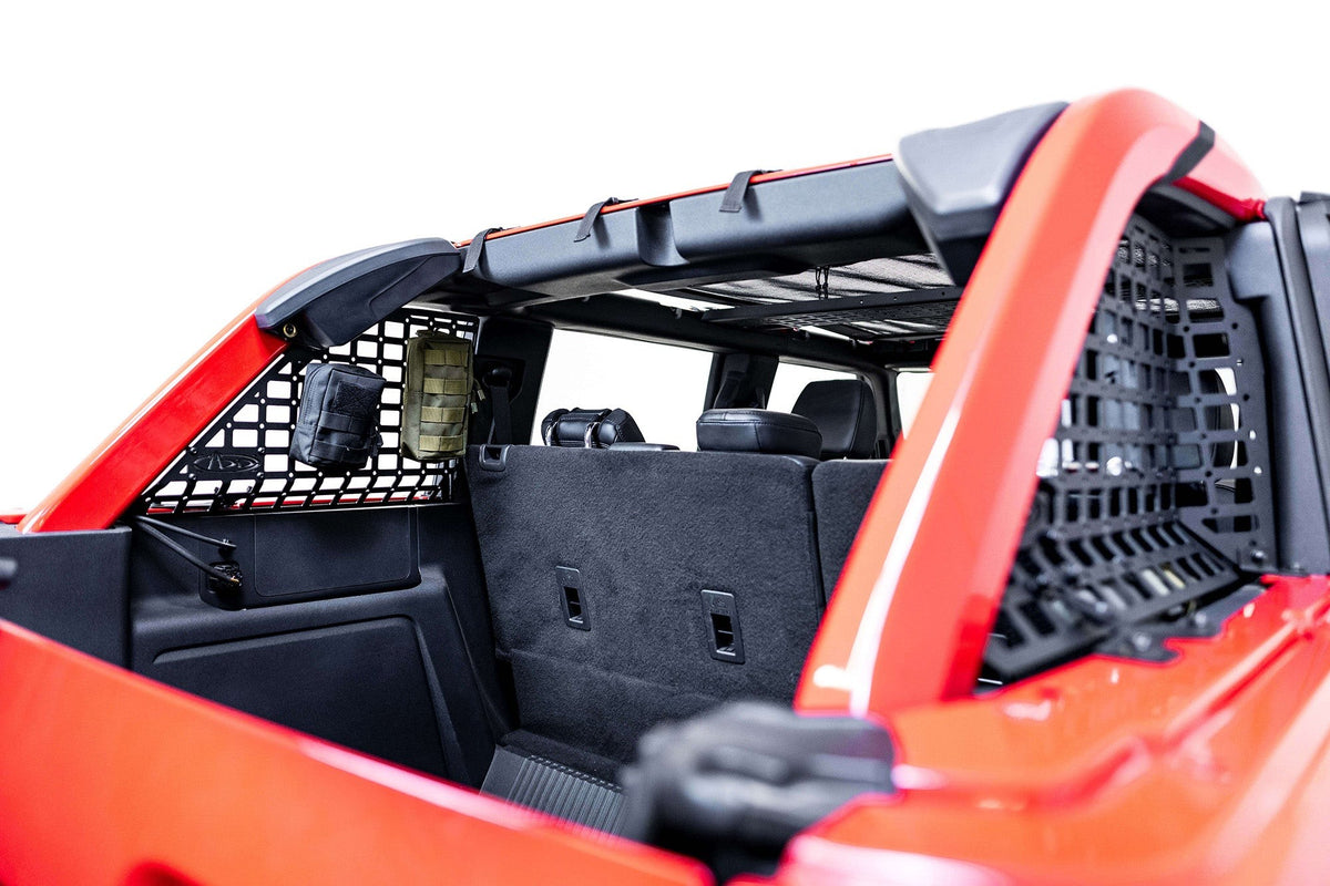 2021+ Ford Bronco, Bronco Raptor Rear Window Molle Storage Panels Addictive Desert Designs
