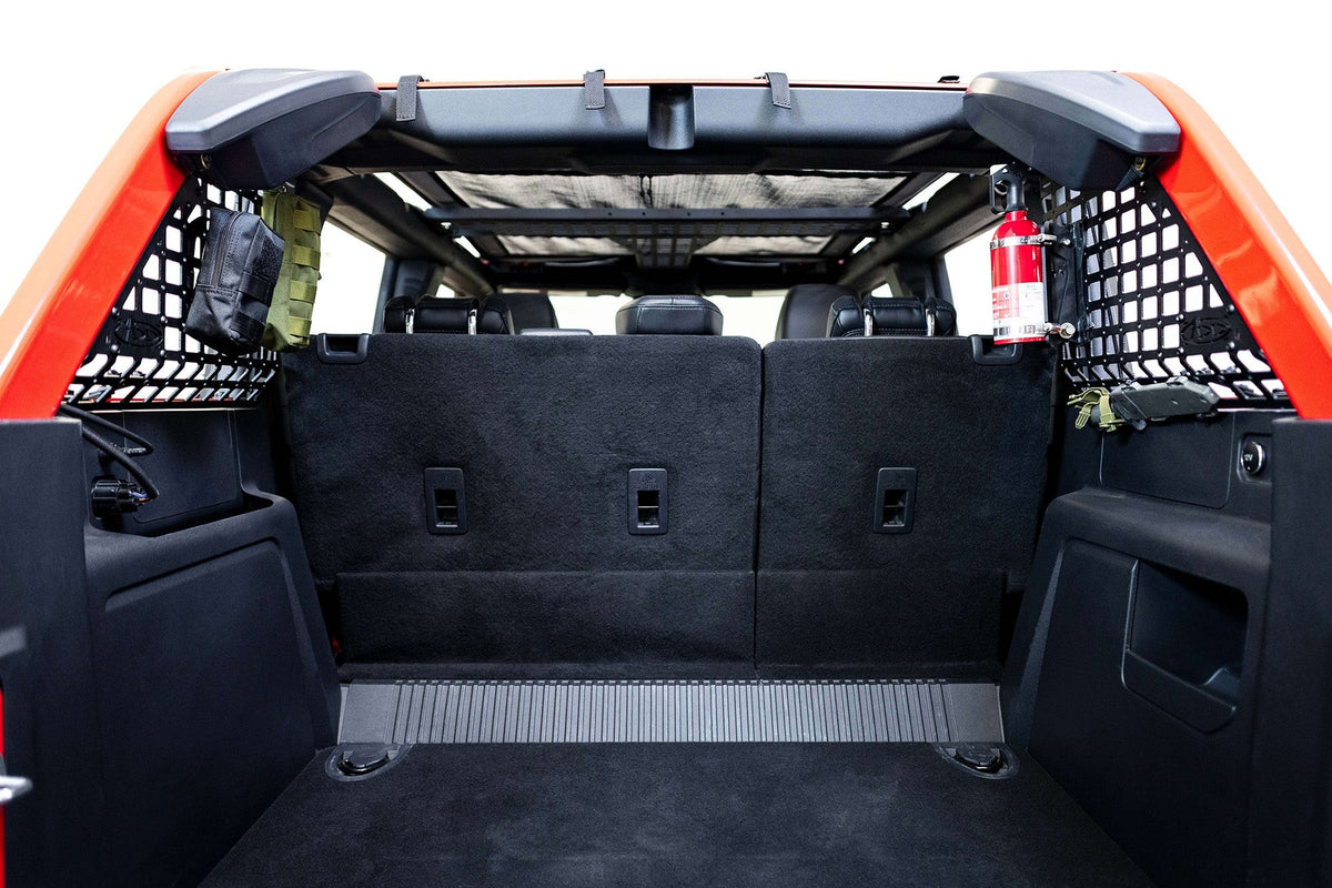 2021+ Ford Bronco, Bronco Raptor Rear Window Molle Storage Panels Addictive Desert Designs
