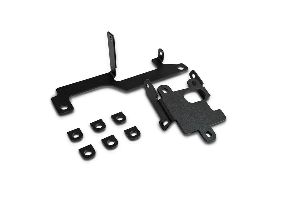 2021+ Ford Bronco Adaptive Speed Control Relocation Bracket in Hammer Black Addictive Desert Designs
