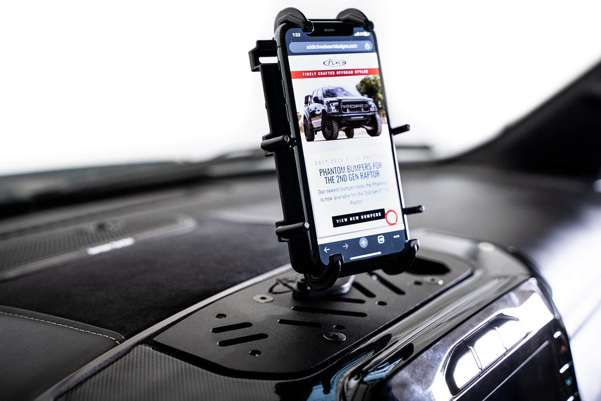 2019-2025 RAM 1500, TRX, RHO Digital Device Dash Mount Addictive Desert Designs