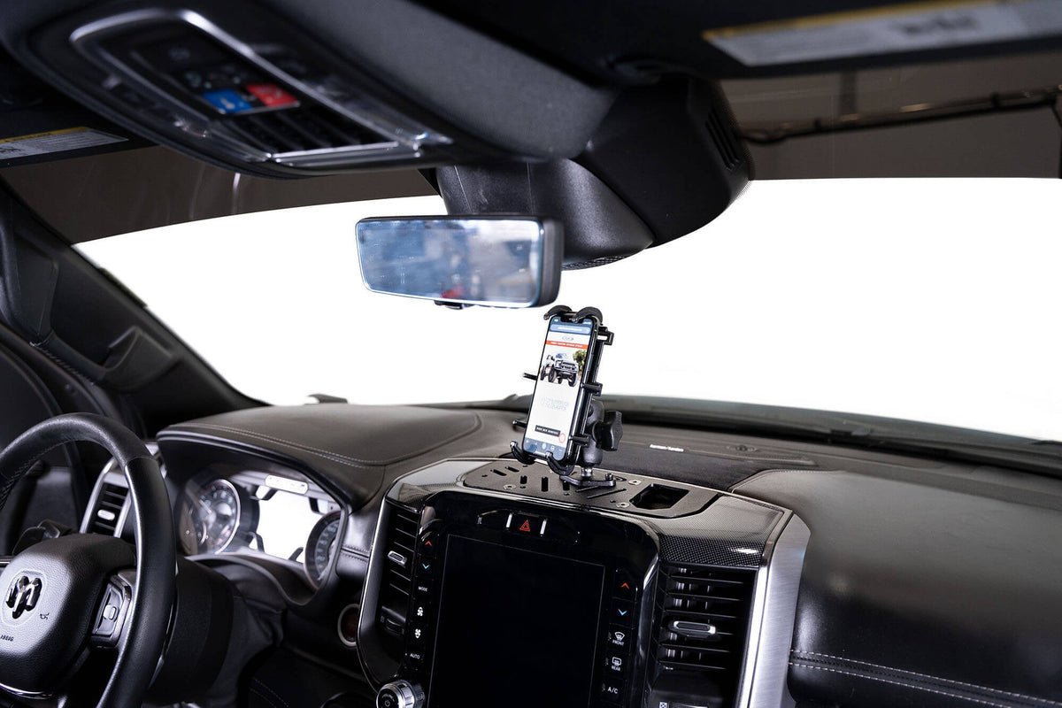 2019-2025 RAM 1500, TRX, RHO Digital Device Dash Mount Addictive Desert Designs
