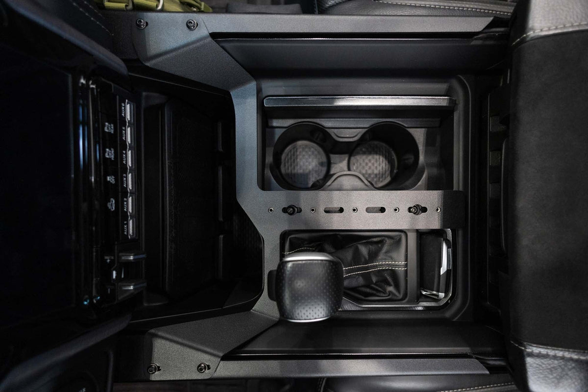 2021-2025 RAM 1500 TRX & RHO Center Console Molle Panels, Digital Device Bridge Addictive Desert Designs