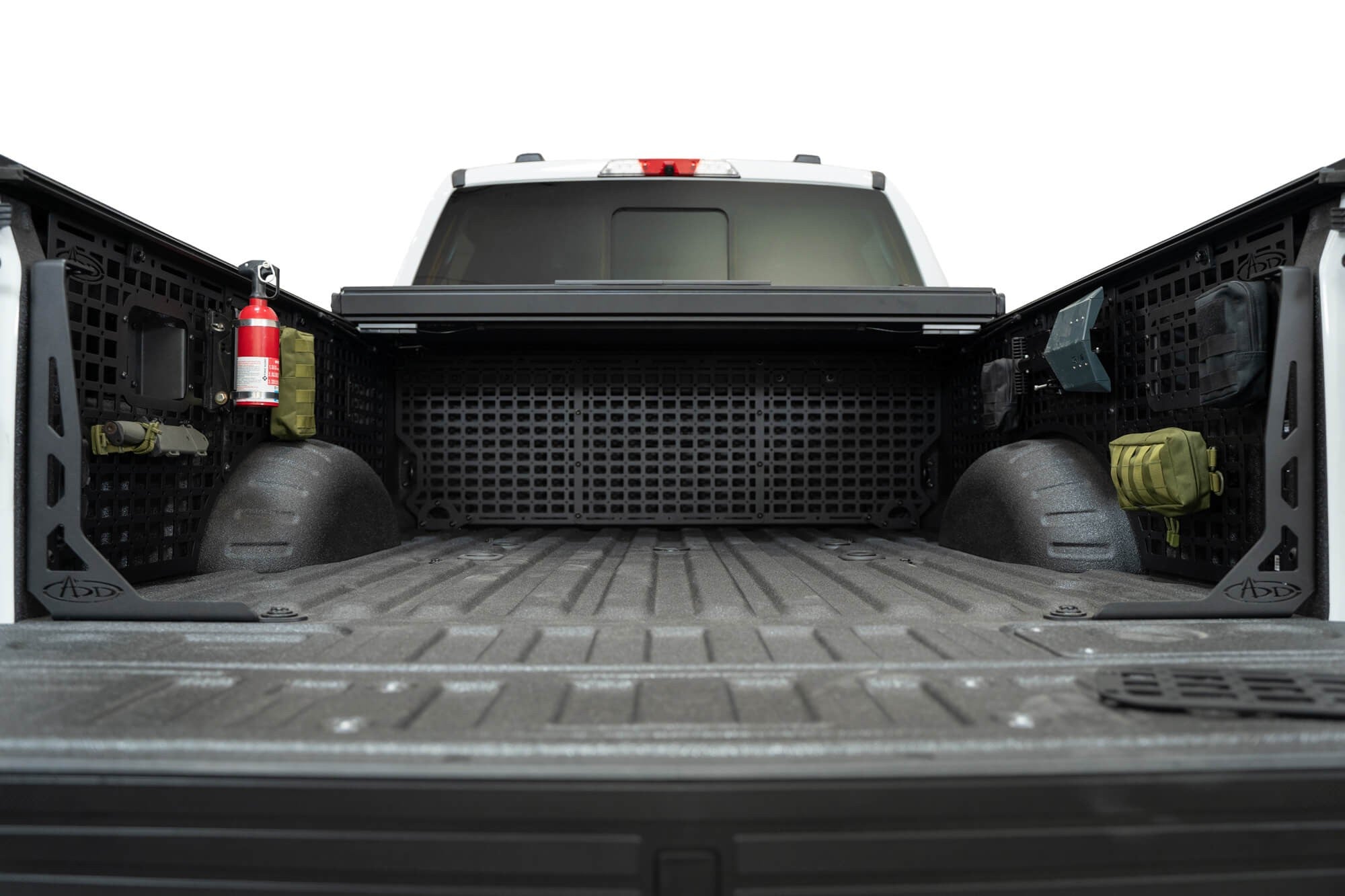 2023+ Ford Super Duty F-250 F-350 81.6 Inch Bed Bed Side Molle Passenger Side In Hammer Black Addictive Desert Designs