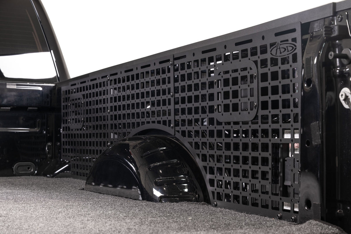 2023-2026 Ford Super Duty F-250/350/450 Long Bed Side Molle Panels - DRIVER Addictive Desert Designs