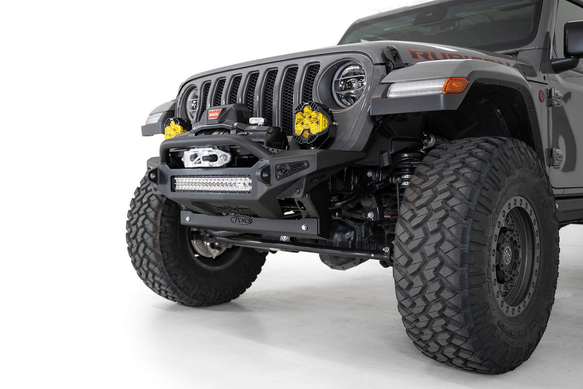 2018+ Jeep JL JLU JT Wrangler, Gladiator way Bar Skid Plate Addictive Desert Designs