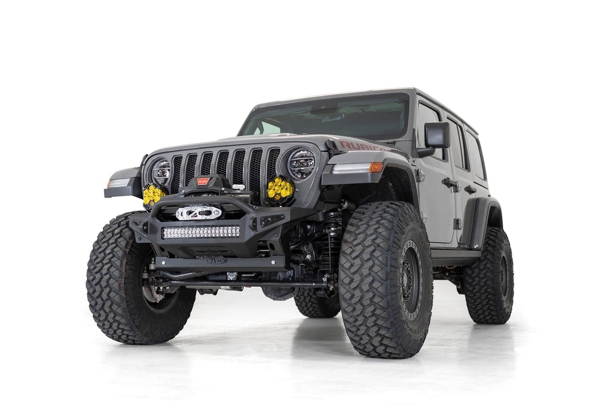 2018+ Jeep JL JLU JT Wrangler, Gladiator way Bar Skid Plate Addictive Desert Designs