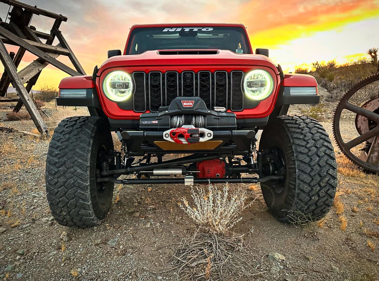 KSPEC Pre Runner Front Winch Tube Bumper JK JL JT