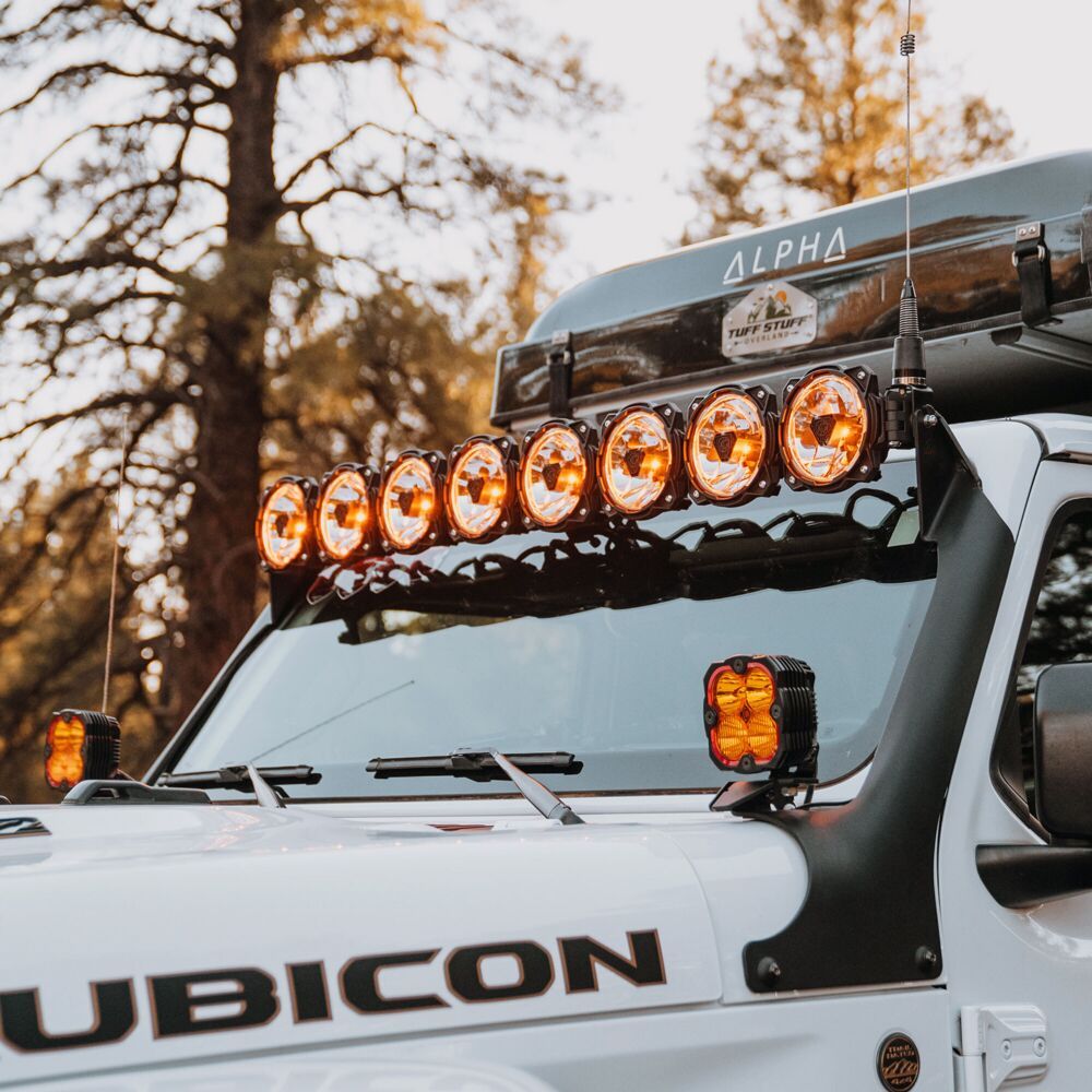 Gravity Titan Overhead 50 Inch Light Bar 2020-2026 Jeep Wrangler 392/Gladiator Mojave KC HiLiTES