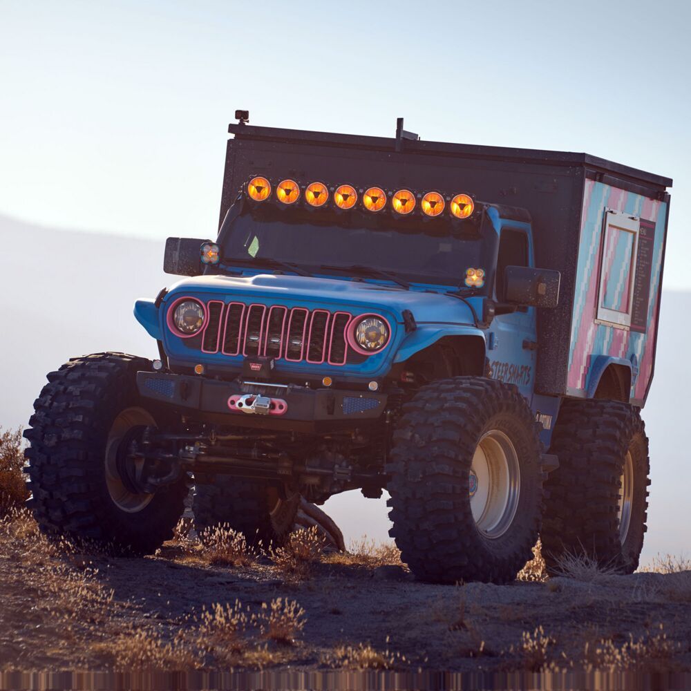 Gravity Titan Overhead 50 Inch Light Bar (2021-2026 Jeep Wrangler 4Xe) KC HiLiTES