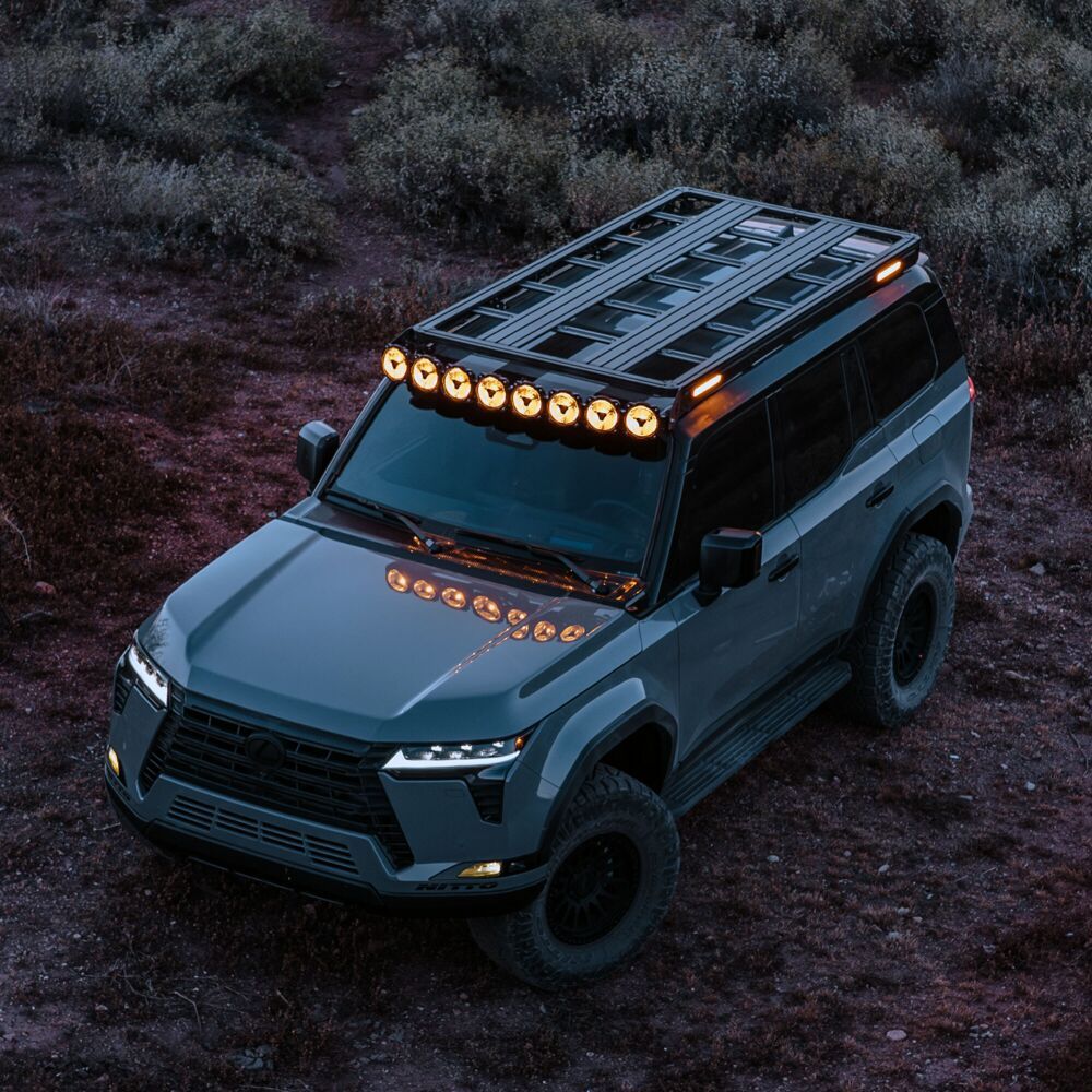Platform One Roof Rack with 360 Degree Lighting (2024-2026 Lexus Gx 550) KC HiLiTES
