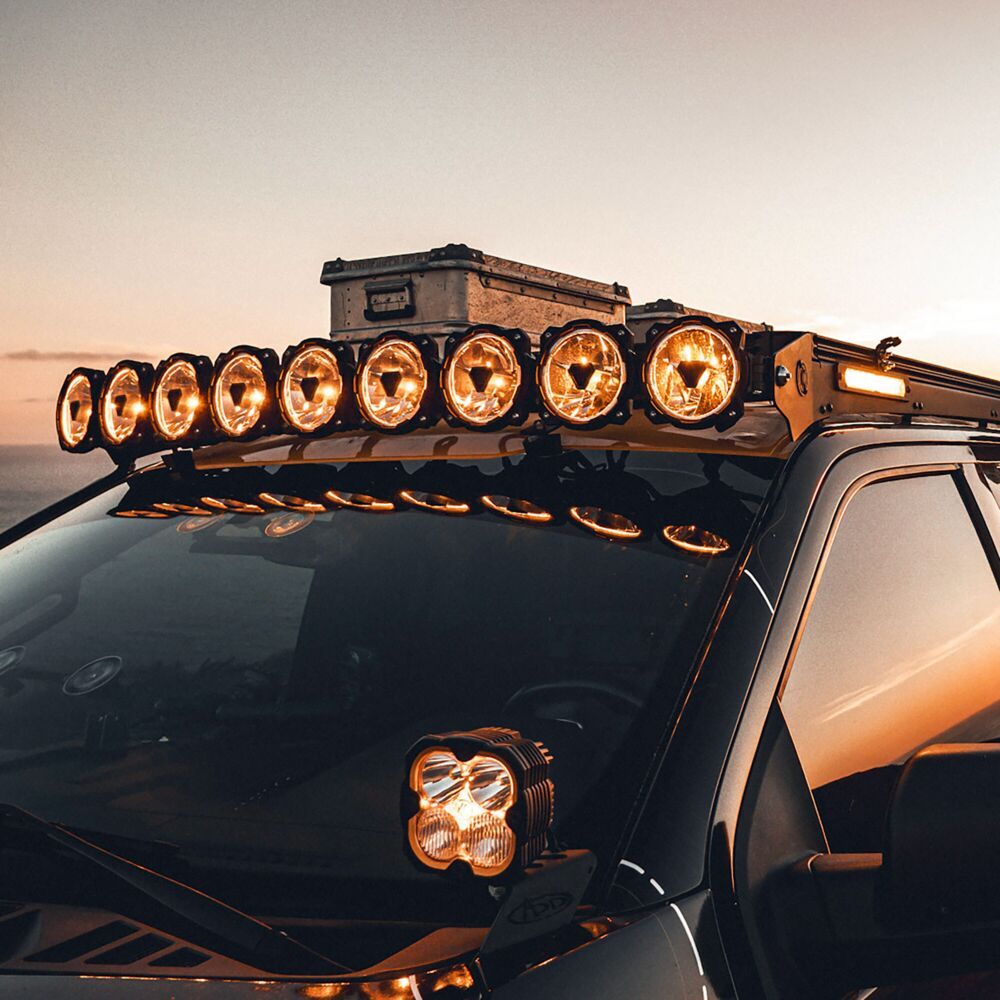 Platform One Roof Rack with 360 Degree Lighting (2015-2026 Ford F150) KC HiLiTES