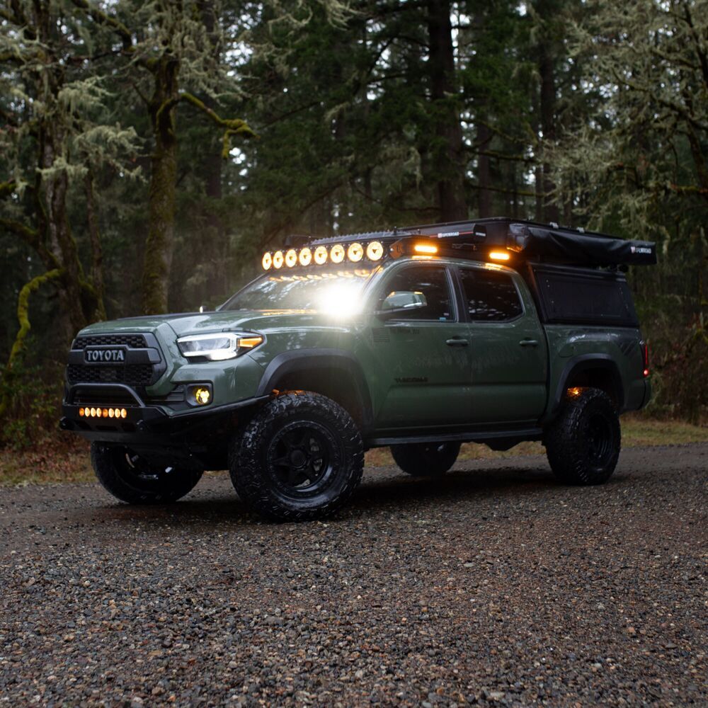 Platform One Roof Rack with 360 Degree Lighting (2005-2023 Toyota Tacoma) KC HiLiTES